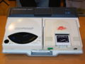 PC Engine CD-ROM² y NEC PC Engine conectados por la Interface Unit