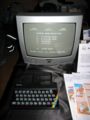 Sinclair ZX Spectrum con Interface 2 y el Jetpac en el stand de Speccy.org